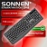 превью Клавиатура проводная бесшумная USB, 104 клавиши, SONNEN JK-205, черная