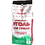 Уголь древесный Grillkoff Стандарт для гриля 5 кг