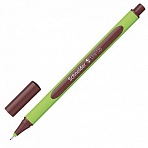 Ручка капиллярная SCHNEIDER (Германия) «Line-Up», КОРИЧНЕВАЯ, трехгранная, линия письма 0.4 мм