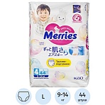 Подгузники -трусики MERRIES размер L 9-14кг 44шт/уп 62020081