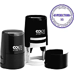 Оснастка для печати круглая Colop Printer R40 40 мм с крышкой черная