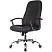 превью Кресло для руководителя Комус Мебель (Easy Chair) 658 чёрное (экокожа, металл)