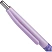 превью Ручка шариковая автоматическая M&G Lavender синяя (толщина линии письма 0.35 мм)