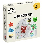 Аквамозаика ТРИ СОВЫ «Лесная поляна», набор инструментов, трафареты, картонная коробка 12×12см