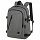 Рюкзак BRAUBERG URBAN универсальный, с отделением для ноутбука, USB-порт, «Charge», серый, 46×31х15 см