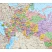 превью Карта России политико-административная 1:5 500 000 настенная 160x102 см