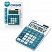 превью Калькулятор настольный CASIO MS-20NC-BU-S (150×105 мм) 12 разрядов, двойное питание, белый/голубой, блистер
