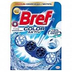 Блок гигиенический для унитаза Bref Color Aktiv с хлор-компонентом 50 г