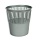 Корзина для мусора Luscan 14 л пластик черная (26×30 см)