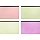 Папка-конверт на молнии Attache Neon А4 150мкм 8шт/уп оранж, жлт, салат, розов