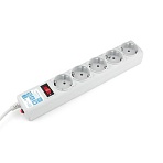 Сетевой фильтр Power Cube B 5.0 м 5 розеток (серый) 10А/2.2кВт (SPG-B-15)