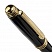 превью Ручка подарочная шариковая GALANT «Black», корпус черный, золотистые детали, пишущий узел 0.7 мм, синяя