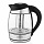 Чайник BRAYER BR1044, 2 л, 2200 Вт, закрытый нагревательный элемент, стекло, серый