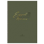 Тетрадь 80л., А4, клетка на гребне GreenwichLine «Moderate», матовая ламинация, тиснение фольгой, 80г/м2