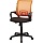 Кресло для оператора EChair-304 черное/красное (ткань/сетка/пластик)