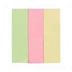 Клейкие закладки Attache бумажные 3 цвета по 40 листов 15×50 мм