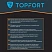 превью Перчатки КЩС латексные TOPFORT Профхим Лат с хлопковым напылением жёлтые (размер 7, S)