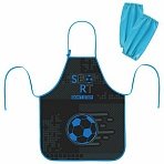 Накидка фартук с нарукавниками для труда ЮНЛАНДИЯ, 46×54 см, «Sport game»