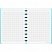 превью Бизнес-тетрадь B5+, 80л., Berlingo «Eclipse», клетка, на кольцах, с возм. замены блока, 80г/м2, пластик (полифом) обложка, линейка-закладка, красная