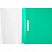 превью Папка-скоросшиватель Attache прозрачная пластиковая A4 зеленая 10 штук в упаковке (верхний лист 0.13 мм, нижний лист 0.15 мм, до 100 листов)