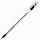 Ручка шариковая автоматическая Crown «Quick Dry» черная, 0.5мм, грип, гибридные чернила