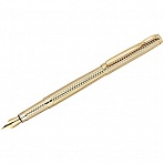 Ручка перьевая Delucci «Celeste», черная, 0.8мм, цвет корпуса - золото, подарочный футляр