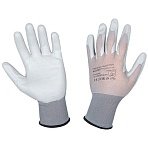 Перчатки защитные нейлон с п/у 18кл серые SCAFFA Контакт PU1850T-GR р.7