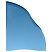 превью Лоток для бумаг вертикальный СТАММ «Дельта», сине-голубой, ширина 85мм