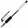 Ручка гелевая BRAUBERG «Income», корпус тонированный черный, игольчатый пишущий узел 0.5 мм, черная