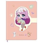 Дневник 1-11 кл. 48л. (твердый) BG «Милые друзья», иск. кожа, печать, фигурный клапан, ляссе
