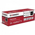 Картридж лазерный SONNEN (SX-106R02773) для XEROX Phaser 3020/3020BI/WC3025/3025BI/3025NI, ресурс 1500 стр.