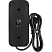 превью Сетевой фильтр Powercom SP-08 USB03AB 1.8 m (8 розеток) черный