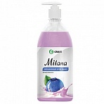 Мыло-крем жидкое 1 л GRASS MILANA «Черника в йогурте», дозатор