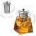 превью Чайник заварочный AROMA, объем 1 л, из боросиликатного стекла,105039