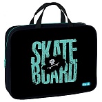 Папка текстильная с ручками 1 отделение, А4 Först «Skateboard», 350×265×80мм, текстиль, на молнии