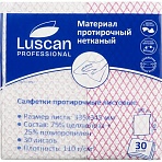 Материал протирочный нетканый Luscan Prof красный 110г 33.5×34.5см 30л/уп
