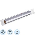 Фольга пищевая алюминиевая Комус 11 мкм x 440 мм x 100 м