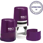 Оснастка для печати круглая Colop Printer R40 40 мм с крышкой фиолетовая