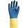 Перчатки защитные неопрен/латекс Lakeland Neolasol ECR27F цв. желт/син р.9