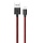 Кабель USB PERO DC-04 8-pin Lightning, 2А, 1м, Red-black