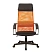 превью Кресло для руководителя Easy Chair 655 TTW оранжевое/чёрное (ткань/сетка/экокожа, пластик)