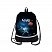 превью Мешок для обуви 1 отделение Berlingo «Space world», 400×480мм, расширяющееся дно, светоотражающая лента, карман на молнии
