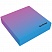 превью Блок для записи декоративный на склейке Berlingo «Radiance» 8.5×8.5×2, голубой/розовый, 200л. 