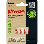 Батарейка Комус Green AAA/LR03 4 шт/уп