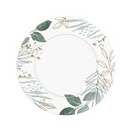 Тарелки бумажные MESHU «Floral», 18см, 6шт. 