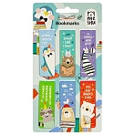 Закладки магнитные для книг, 6шт., MESHU «Book lovers», ламинация с блестками