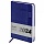 Ежедневник датированный 2024 А5 138×213 мм BRAUBERG «Pocket», под кожу, держатель для ручки, синий