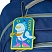 превью Рюкзак школьный Комус Класс case синий/серый, пенал, 2 отд