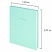 превью Блокнот МАЛЫЙ ФОРМАТ 110×147 мм, А6, 80 л., твердый, клетка, BRAUBERG «Minimal», мятный