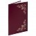 превью Папка адресная бумвинил с виньеткой, формат А4, бордовая, индивидуальная упаковка, STAFF